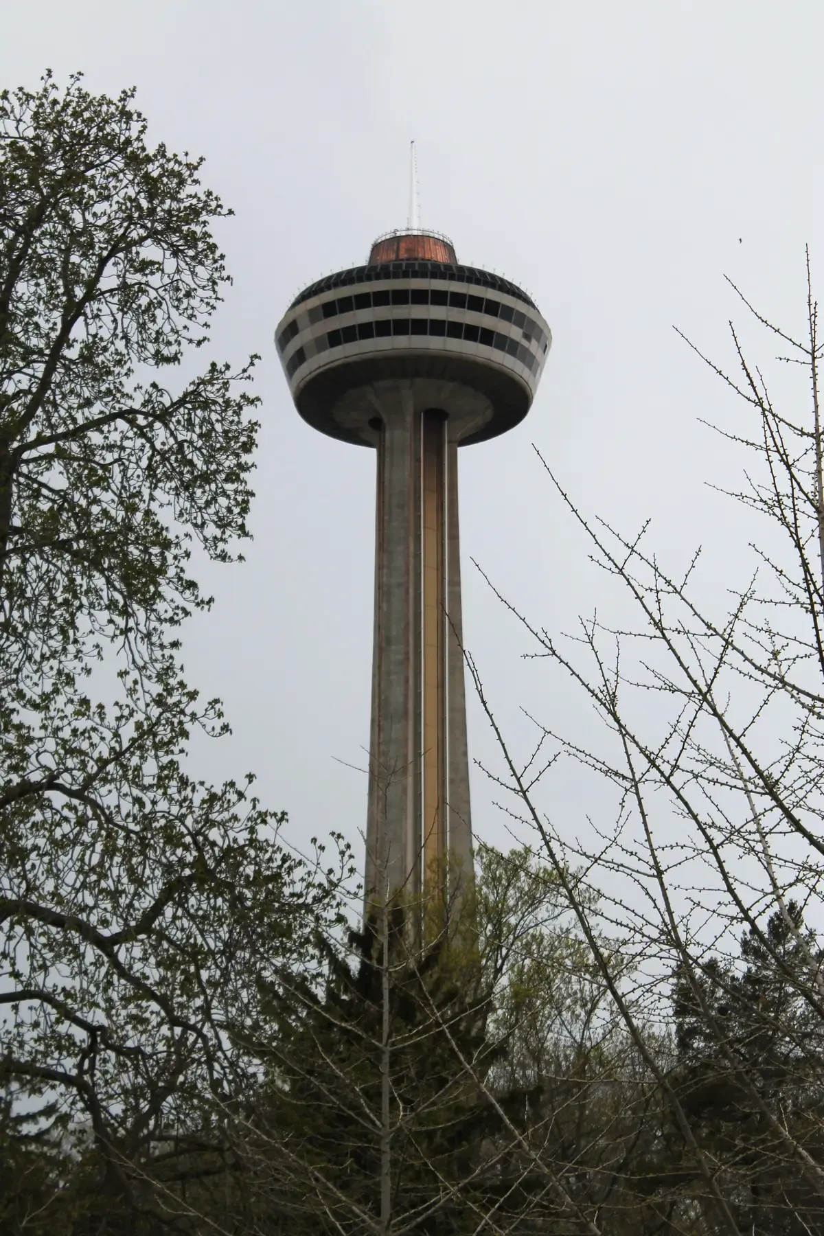 The Skylon Tower observation deck in Niagara Falls, Ontario on a Niagara Falls tour from NYC, New York